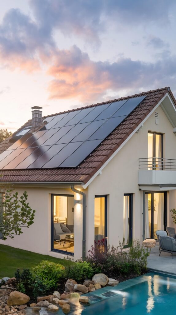 Impianto fotovoltaico su tetto